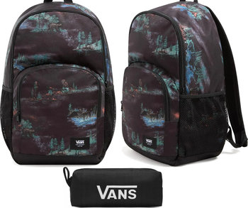 VANS ZESTAW 2W1 PLECAK + PIÓRNIK VANS OLD SKOOL DUŻY BLACK LIMITOWANY MOTYW - Vans