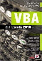 VBA dla Excela 2010. Leksykon kieszonkowy - ebook mobi Lewandowski Mirosław