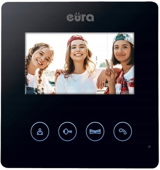 VDA-52A3 monitor 4,3" do wideodmofon Eura-Tech kolor CZARNY - Eura-Tech