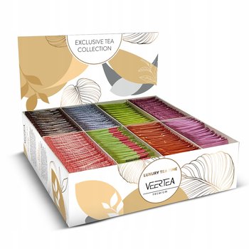 VEERTEA ZESTAW herbat 8 smaków 200 kopert elegancki jasny - Veertea