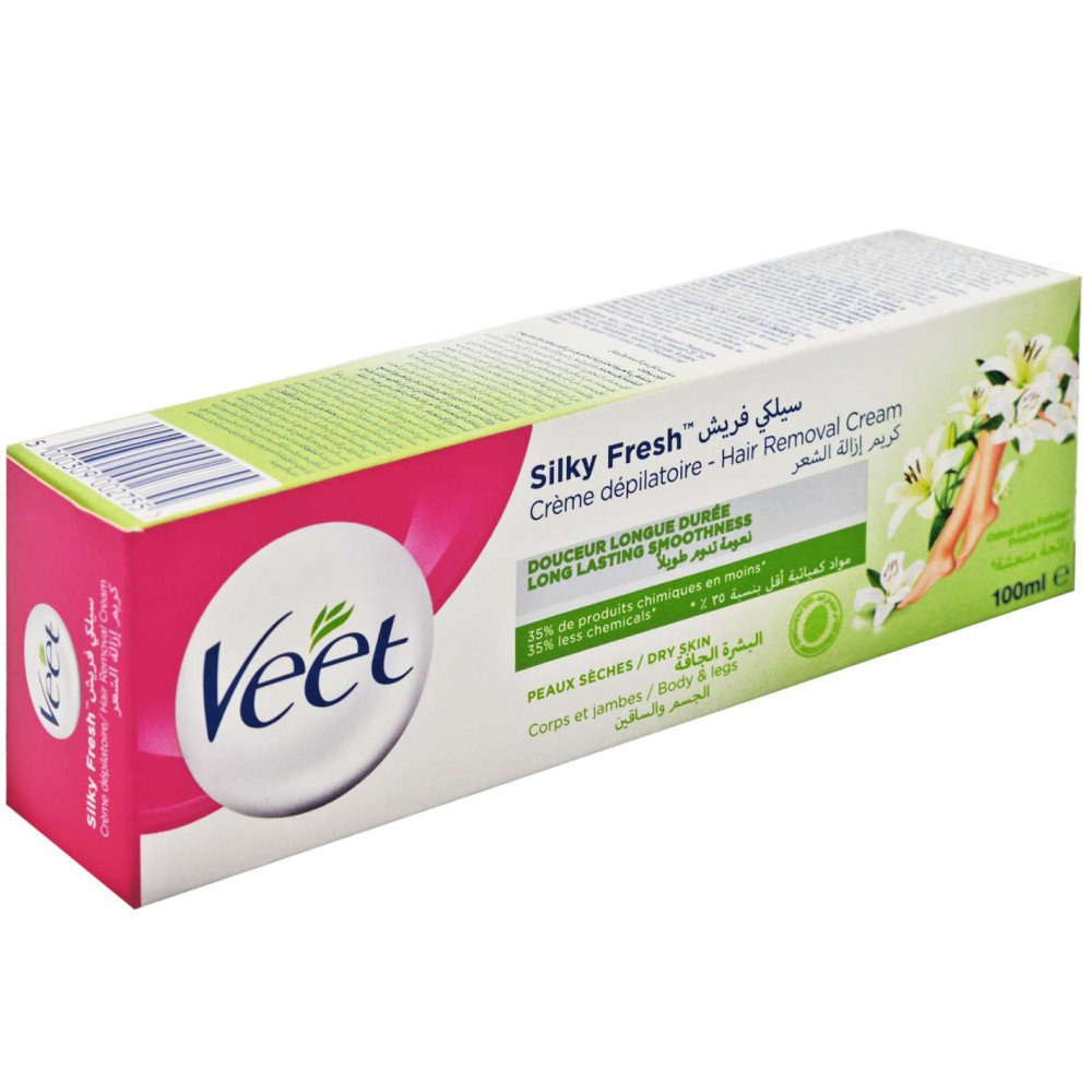 Veet, Krem Depilacyjny Silky Fresh, Sucha Skóra, 100ml | Sklep EMPIK.COM
