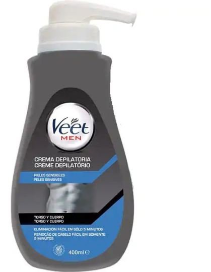 Veet Men, Krem do depilacji skóry wrażliwej, 400 ml | Sklep EMPIK.COM
