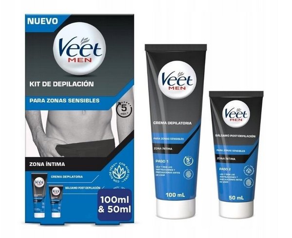 Veet Men, Zestaw kosmetyków po depilacji, 2 szt. | Sklep EMPIK.COM