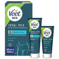 Veet Total Pro Krem ​​do Depilacji Intymnej 100ml + Balsam 50ml Veet