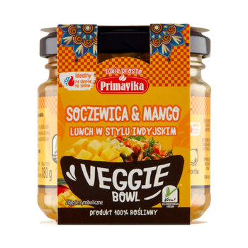 Veggie Bowl – roślinny lunch, Soczewica i Mango, 180 g, Primavika - Primavika
