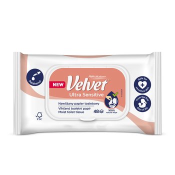 Velvet papier nawilżany ULTRA SENSITIVE chusteczki dla dzieci 48 listków - Velvet