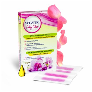 Velvetic, Wosk Do Depilacji Twarzy Z Ekstraktem Z Płatków Róży I Liści Zielonej Herbaty - Velvetic