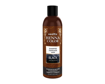 Venita Henna Color Black szampon ziołowy do włosów w odcieniach ciemnych i czarnych 250ml - Venita
