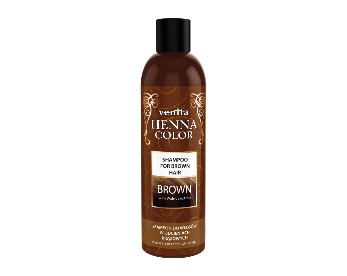 Zdjęcia - Szampon Venita, Henna Color Brown  ziołowy do włosów w odcieniach brązowych