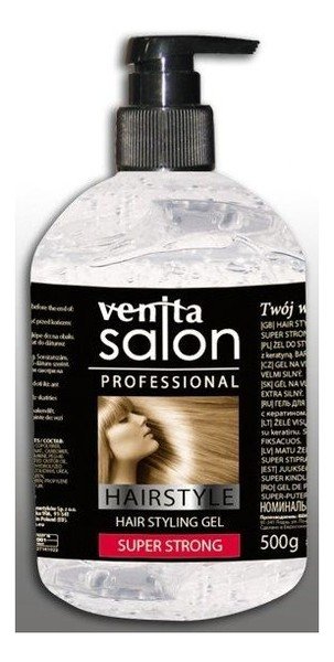 Фото - Стайлінг для волосся ZEL Venita, Salon, żel do włosów Super Strong, 500 ml 
