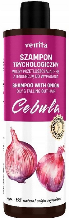 Empik Venita, Szampon Trychologiczny Włosów Przetłuszczających Ekstrakt Z Cebuli, 300ml