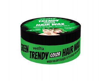 Venita Trendy, Color Hair Wax, Wosk koloryzujący, Green, 75g - Venita