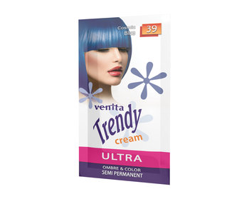 Venita, Trendy Cream Ultra krem do koloryzacji włosów 39 Cosmic Blue 35ml - Venita