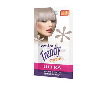Venita Trendy Cream Ultra Krem koloryzujący 11 Silver Dust 35g - Venita