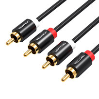 Vention, Przewód 2X Rca , Cinch) Do 2X Rca , Cinch)  Vab-R06-B200 2M , Czarny Vention