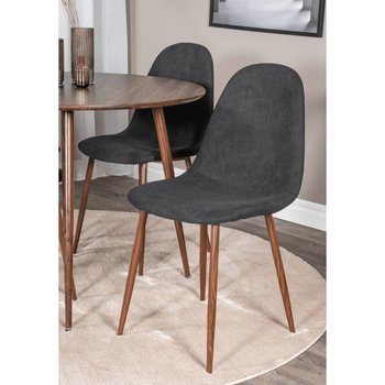 Venture Home Krzesła stołowe Polar, 2 szt, poliester, czarno-naturalne - Venture Home