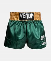 Venum Spodenki Muay Thai Classic Zielone/Złote/Białe M