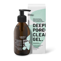 Veoli Botanica, DEEPLY PORE CLEANSING GEL Głęboko oczyszczający żel do mycia twarzy z aktywnym ekstraktem z zielonej herbaty z EGCG, prebiotykiem z cykorii i agawy i ALPAFLOR® ALP®-SEBUM, 200 ml