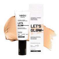 Veoli Botanica,LET'S GLOW rozświetlająco - nawilżający krem BB do skóry suchej i normalnej 2.5 N - Beige