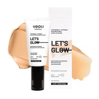 Veoli Botanica,LET'S GLOW rozświetlająco - nawilżający krem BB do skóry suchej i normalnej 3.0 W - Golden Beige