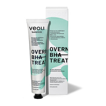 Veoli Botanica, OVERNIGHT BHA TREATMENT Krem na noc redukujący niedoskonałości z kwasem salicylowym BHA 1,5%, aktywnym ekstraktem z zielonej herbaty z EGCG i skwalanem, 50 ml - VEOLI BOTANICA