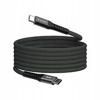 Verbatim USB kabel USB C (M) - USB C (M), 60W, 1.2m, magnetyczny, czarny, Verbatim