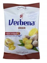 VERBENA CUKIERKI ZIOŁOWE imbir z WITAMINĄ C Verbena