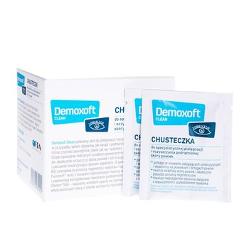 Verco, Demoxoft Clean, chusteczki do pielęgnacji i oczyszczania skóry powiek, 20 sztuk - Verco