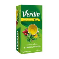 Verdin Fix Poprawia Prace Jelit Zielona Herbata 20 Sasz.