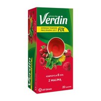 Verdin Fix Z Maliną, Kompozycja 6 Ziół, 20 szt.