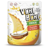 Veri Beri Bezglutenowe żelki ananas z kokosem 50 g Inna marka