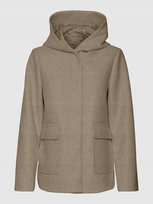 VERO MODA BEŻOWY PŁASZCZ Z KAPTUREM I KIESZENIAMI KRÓTKI M 6_A VERO MODA