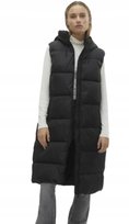 VERO MODA KAMIZELKA DAMSKA CZARNA PIKOWANA NA ZAMEK XS J7A VERO MODA