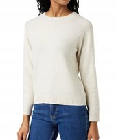 VERO MODA PROSTY DAMSKI SWETER BIAŁY BASIC M 1JPA VERO MODA