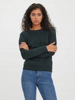 VERO MODA ZIELONY DAMSKI SWETER Z OKRĄGŁYM DEKOLTEM M 17AA VERO MODA