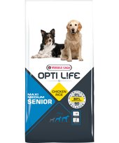VERSELE-LAGA Opti Life Senior Medium&Maxi 12,5kg - z kurczakiem - dla średnich i dużych ras w w wieku powyżej 7lat