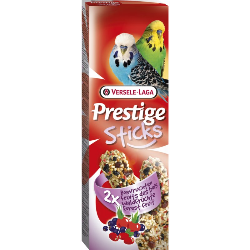 Zdjęcia - Karmnik / poidło Versele-Laga VERSELE - LAGA Prestige Sticks Budgies Forest Fruit Kolby Dla Papużek Fali 