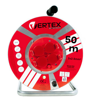 Vertex Przedłużacz bębnowy 50m 3x2,5m - VERTEX