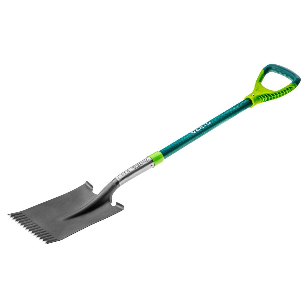 VERTO, Szpadel prosty, trzonek z włókna szklanego, T-Rex, 15G004