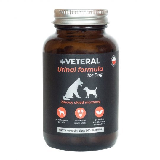 Фото - Ліки й вітаміни Formula VETERAL Urinal  for Dog 60 kapsułek 