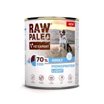 VetExpert Raw Paleo Dorsz dla psów dorosłych ras lekkich 800g