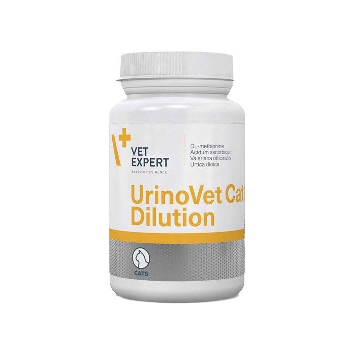 Фото - Ліки й вітаміни VetExpert Urinovet Dilution Cat 45 kaps twist off 
