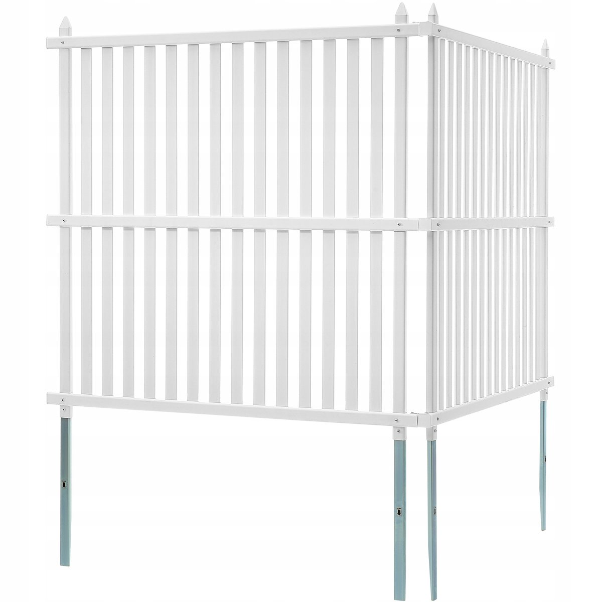 Relaxdays Moestuinbak 3 Niveaus – Dennenhout – Zonder Bodem – HxBxD 46x122x122 Cm – Voor Kruiden, Groente & Bloemen