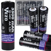 Vezo Akumulatorki Aa 3300Mah R6 Nimh Uniwersalne Do Zabawek I Pilotów 4 Szt