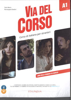 Via del Corso A1. Podręcznik + 2 CD + DVD - Marin Telis, Pierangela Diadori