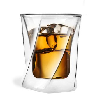 Vialli Design, Szklanka do whiskey z podwójnymi ściankami Cristallo, 300 ml  - Vialli Design