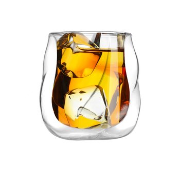 Vialli Design, Szklanka do whisky z podwójną ścianką Enzo 320 ml 8487 - Vialli Design