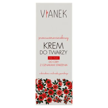VIANEK Przeciwzmarszczkowy krem do twarzy na noc 50 ml - Vianek