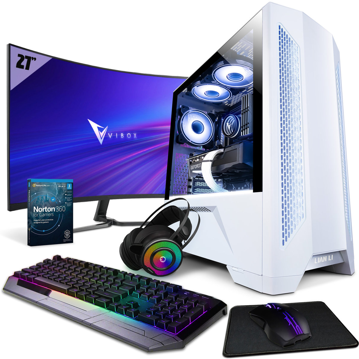 Vibox Viii Gaming Pc Komputer Gamingowy Sg Series Zakrzywiony