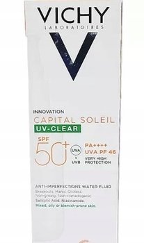 Vichy Capital Soleil UV-CLEAR Fluid 15 ml przeciw niedoskonałościom SPF50+ - Inna marka